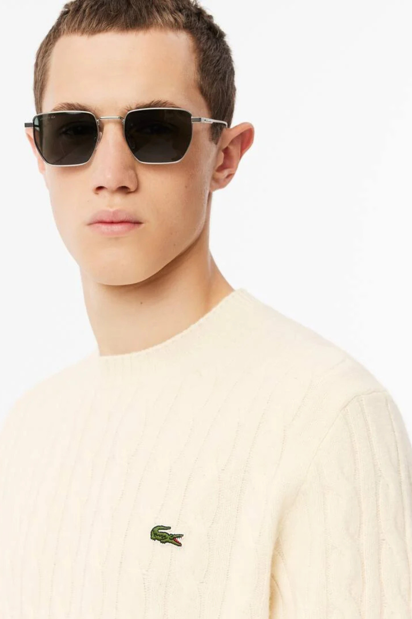 Camisola Malha Bege Lacoste FW-25