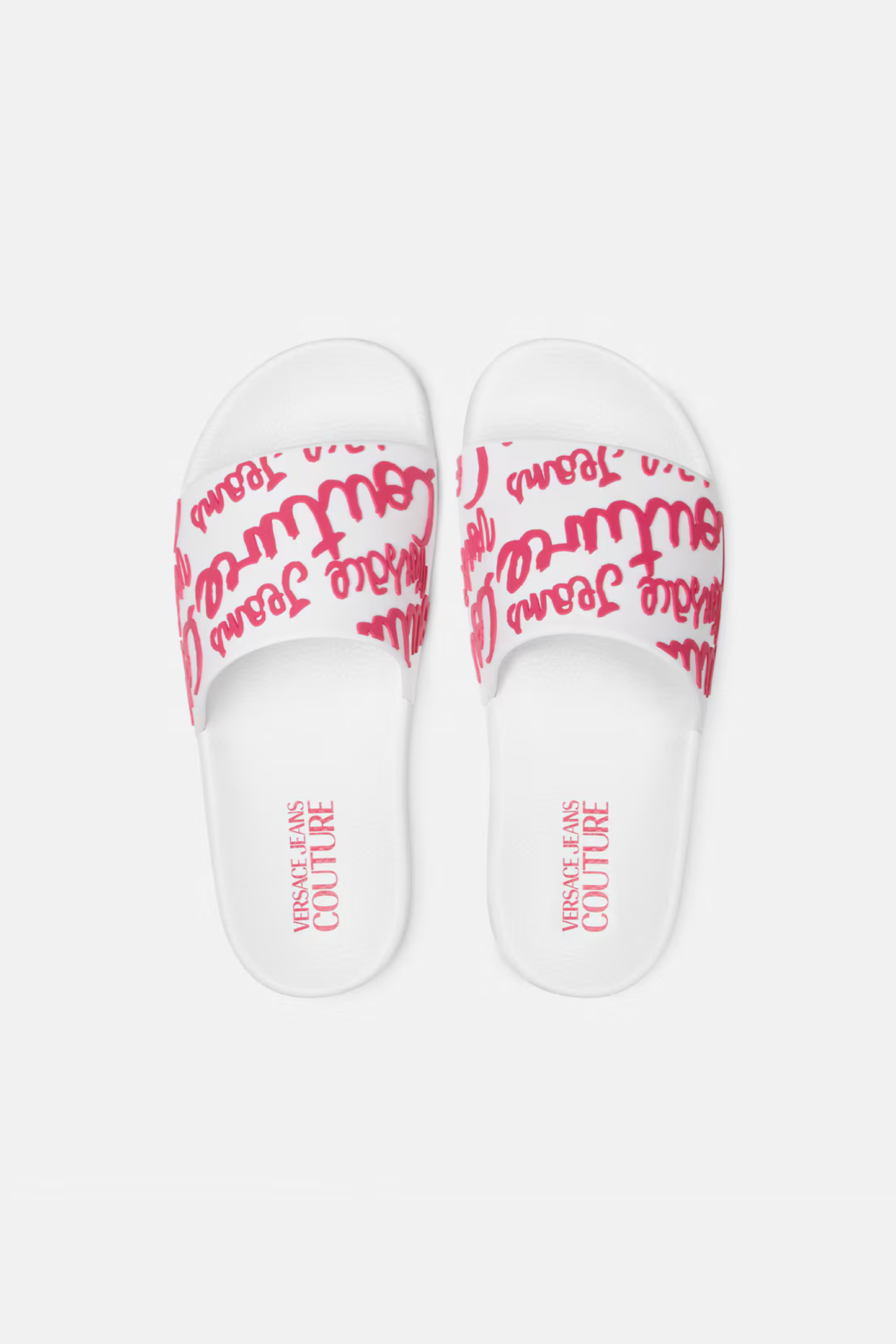 Chinelos Brancos Versace Jeans Couture SS26