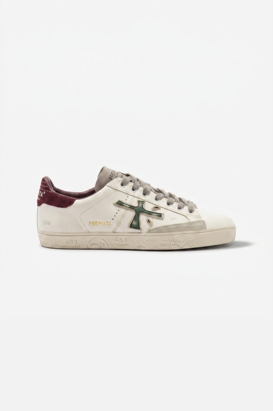 Sapatilhas Off White e Bordeaux Premiata