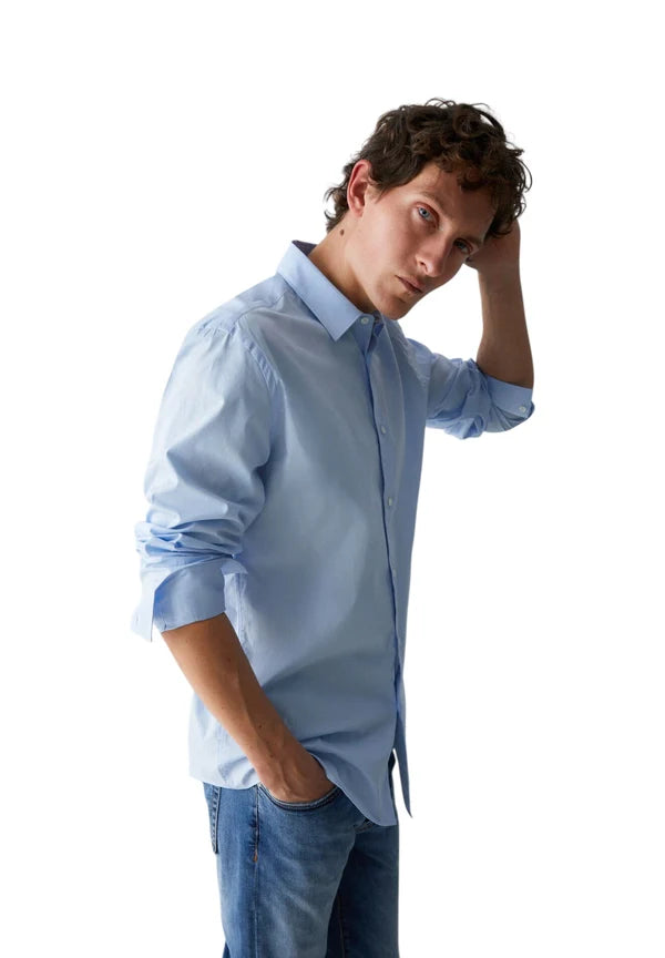 Camisa Slim Fit Liu Jo Azul LIU JO