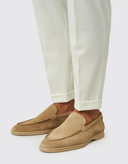 Calça clássica com fivela Branca Zolf SS26 Zolf
