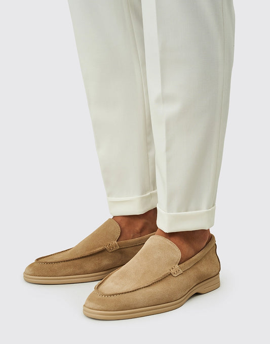Calça clássica com fivela Branca Zolf SS26