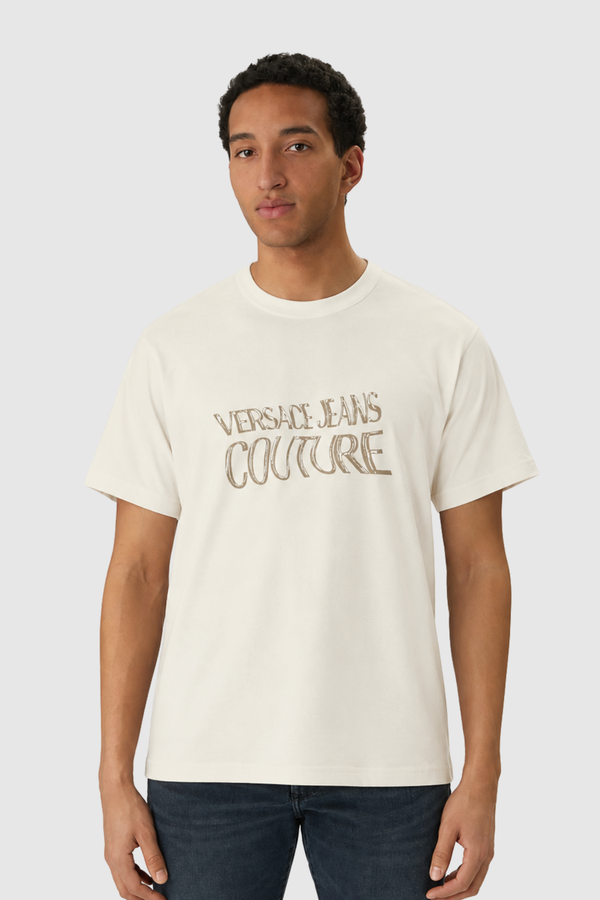 T-shirt Bege Versace Jeans Couture SS26