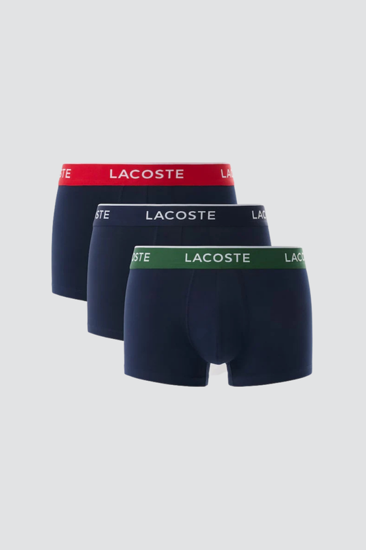 Boxers Azuis Lacoste Pack 3 FW-25