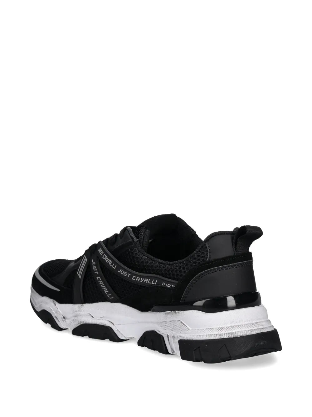 Sapatilhas Pretas e Brancas Just Cavalli FW25