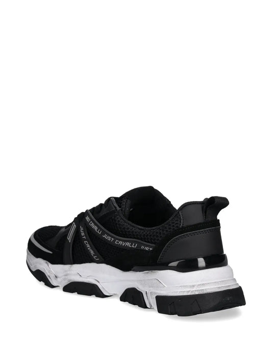 Sapatilhas Pretas e Brancas Just Cavalli FW25