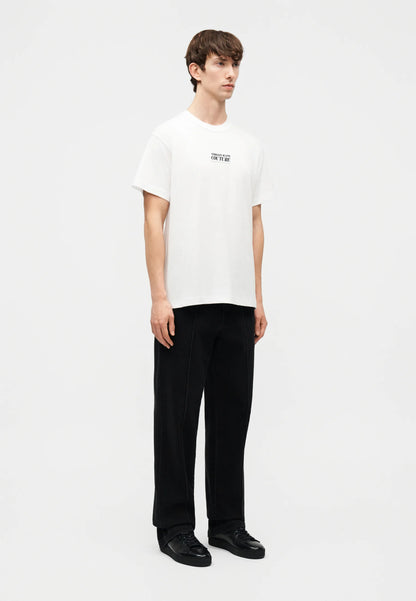 T-shirt Branca com Logo de Alto Relevo Versace Jeans Couture