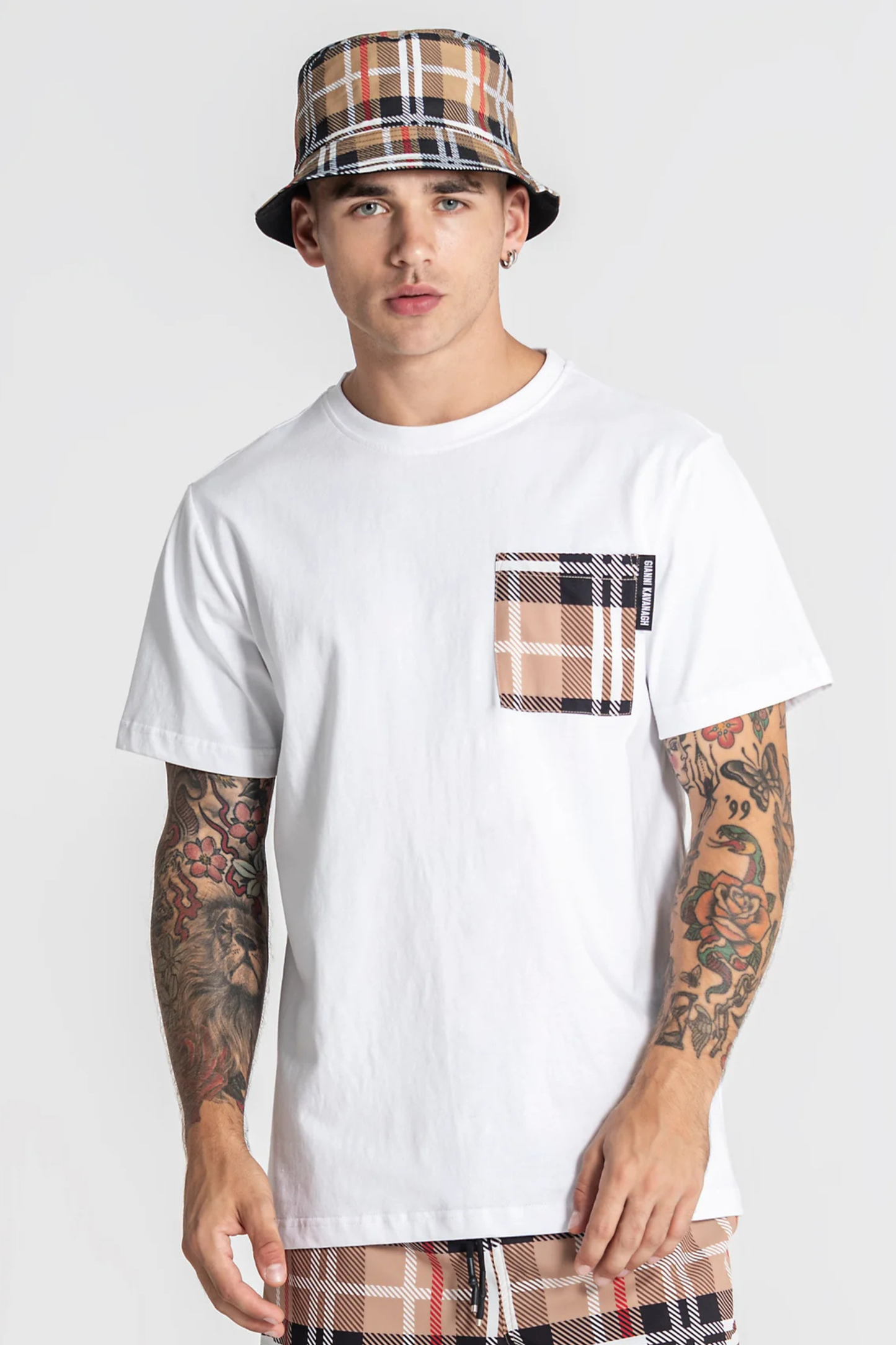 T-shirt Branca Gianni Kavanagh SS26