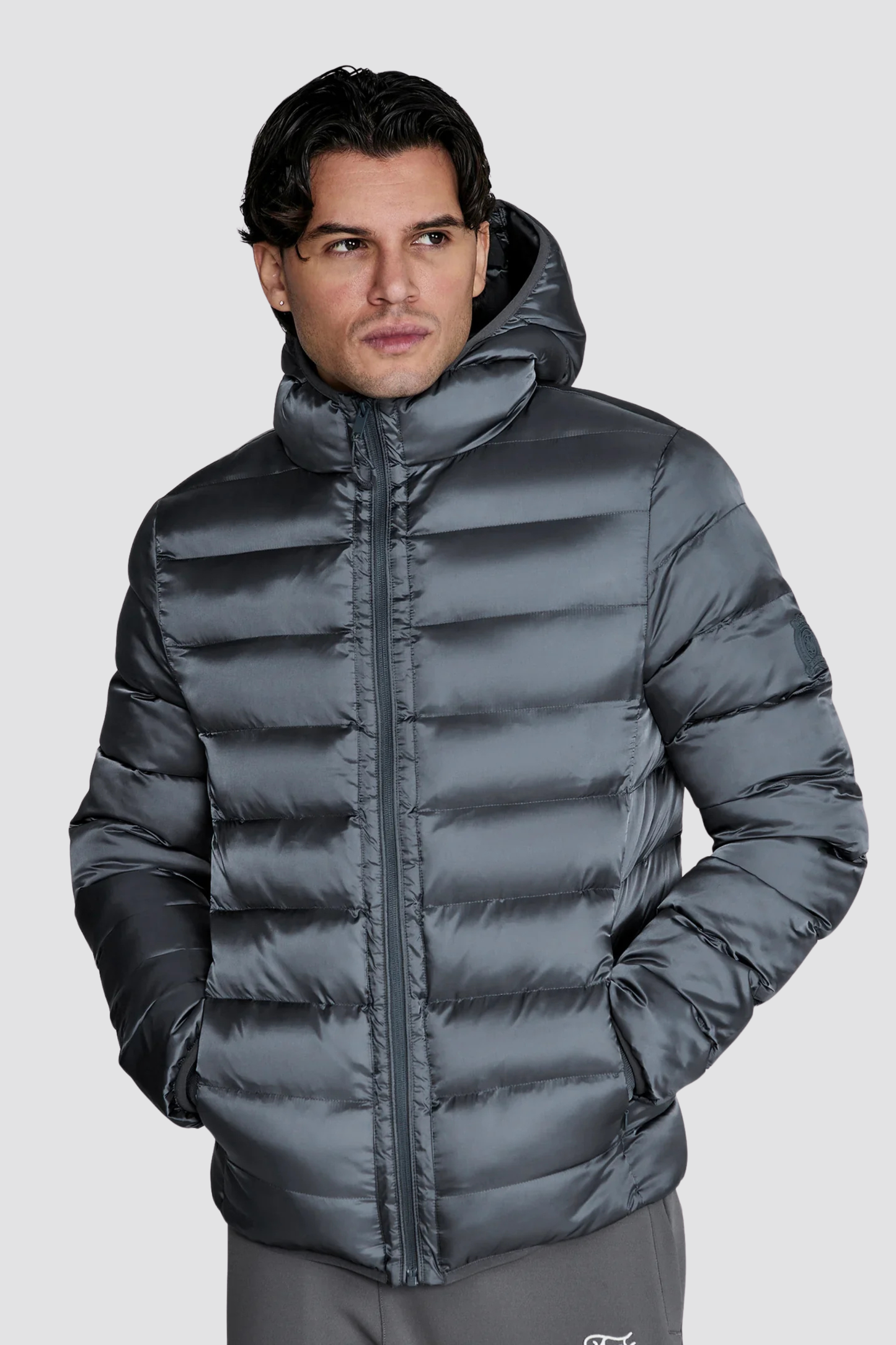 Casaco Cinza SikSilk FW25