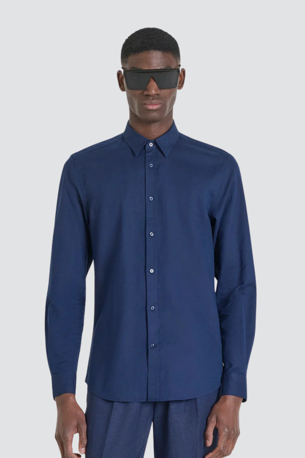 Camisa Linho Azul Antony Morato SS26