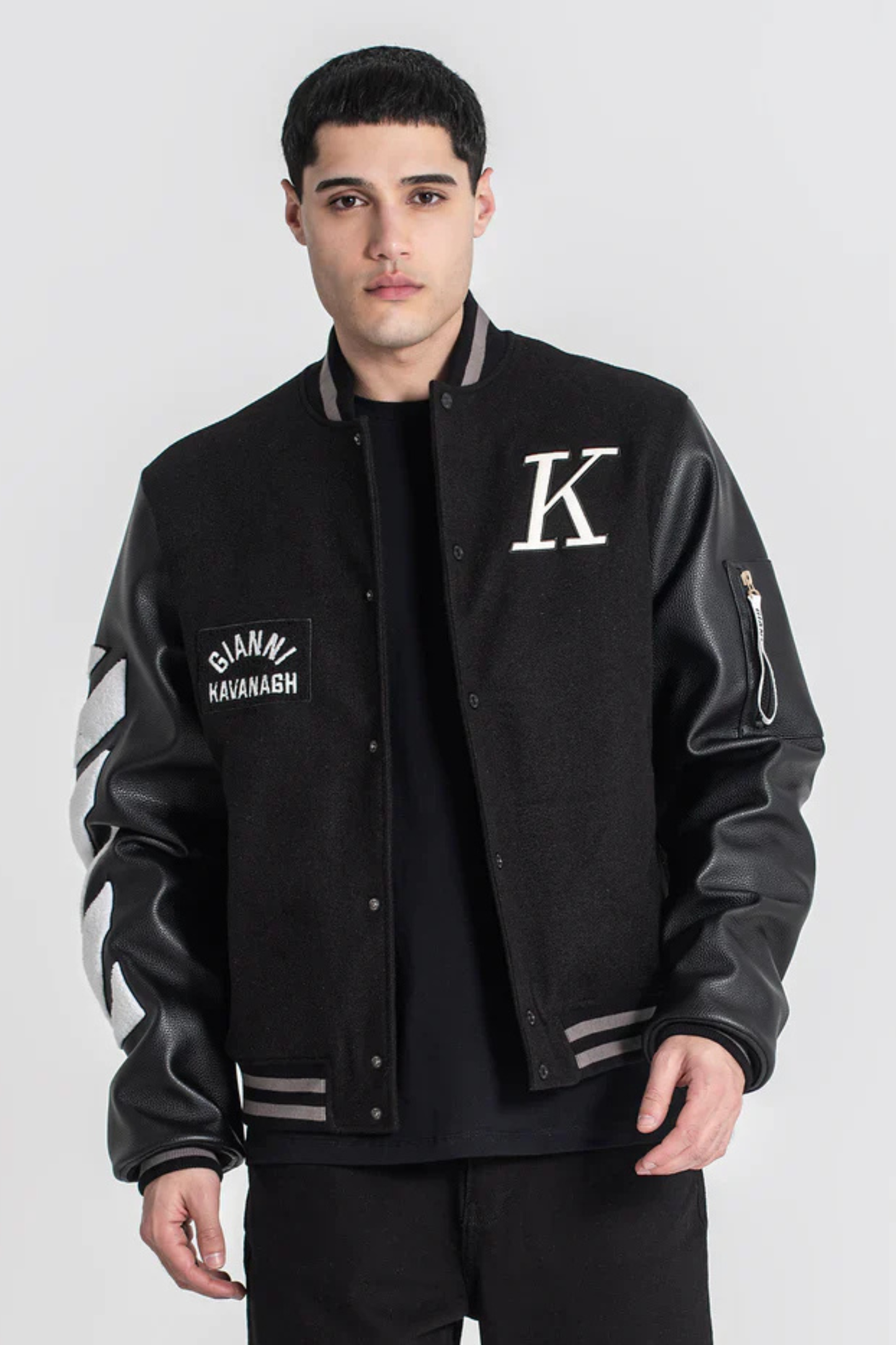 Casaco Bomber Preto Gianni Kavanagh FW25