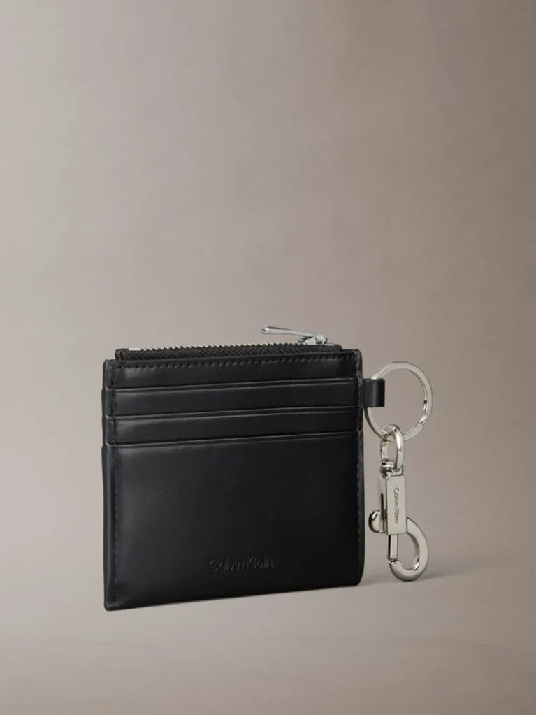 Porta-cartões em Pele Calvin Klein Preto Calvin Klein