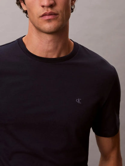 T-shirt Calvin Klein Azul Marinho SS26 Calvin Klein