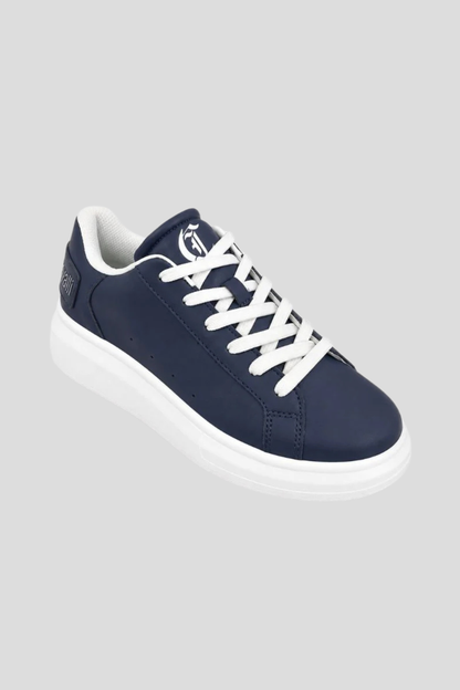 Sapatilha Azul com Logo Just Cavalli