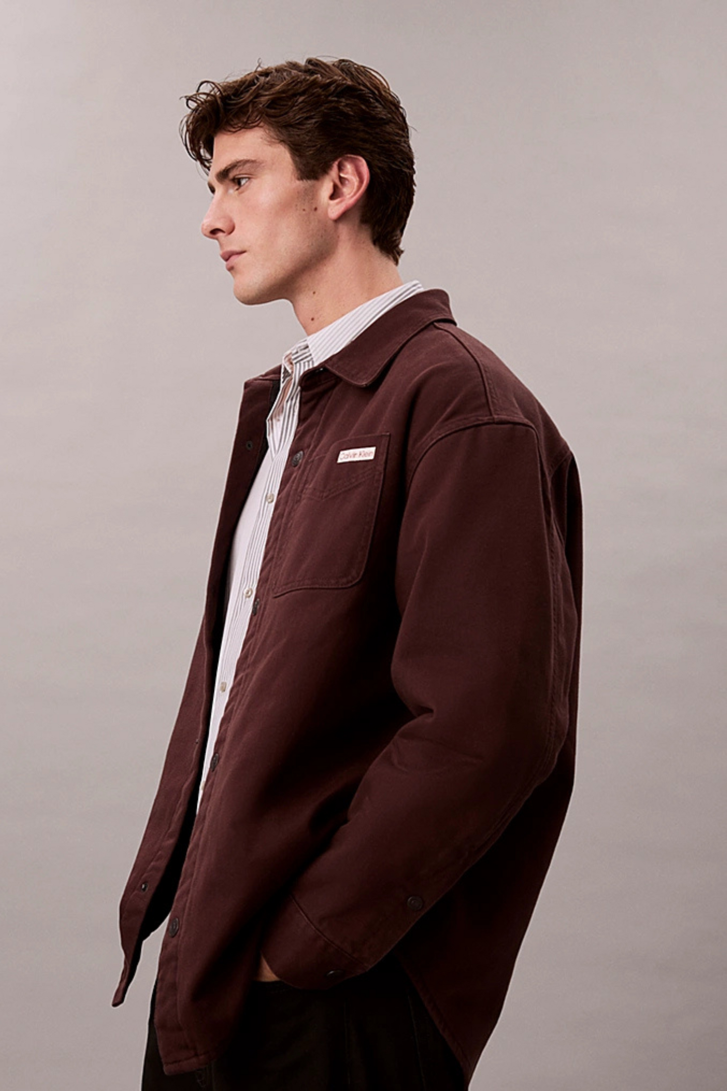 Camiseiro Bordô Calvin Klein FW25