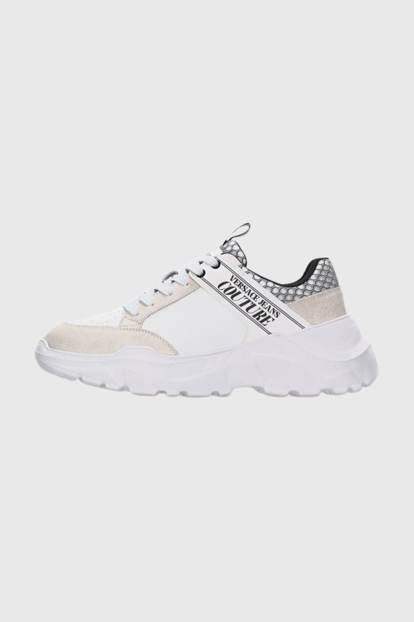 Sapatilhas Brancas e Beges Versace Jeans Couture SS26