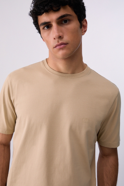 T-shirt Básica Bege LIU JO