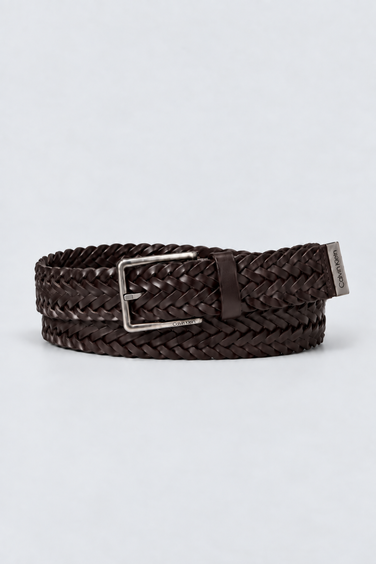 Cinto em Pele Calvin Klein Castanho Calvin Klein