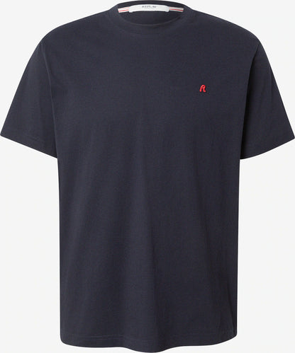 T-shirt Replay Azul-Marinho com Logótipo Bordado Replay