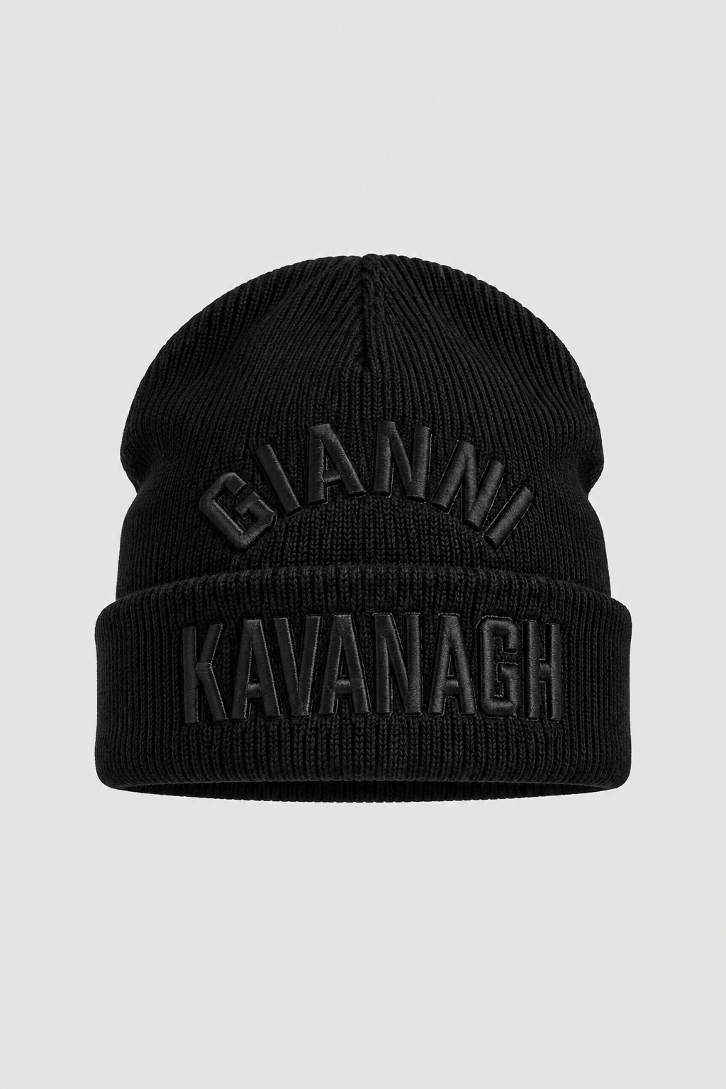 Gorro Preto Malha Tricotada Gianni Kavanagh