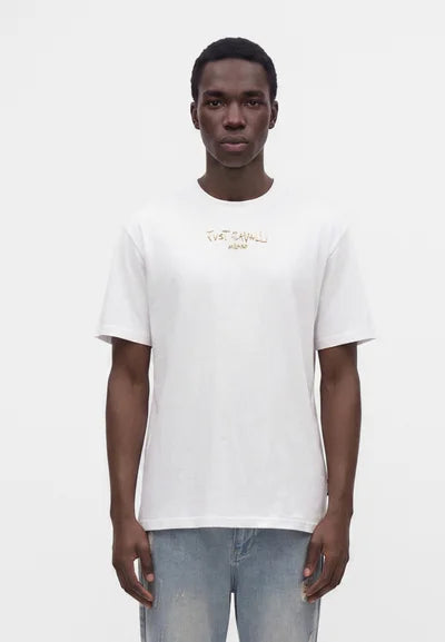 T-shirt Com Logotipo Just Cavalli Branca Just Cavalli