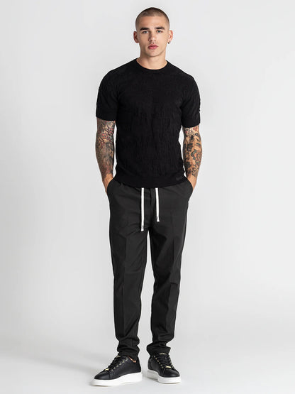 T-shirt Tricot Preta Gianni Kavanagh