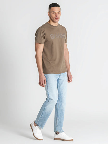 T-shirt Verde com Relevo Gianni Kavanagh