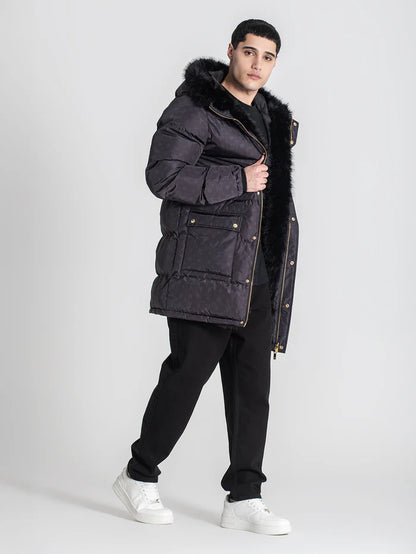 Casaco Preto Comprido Gianni Kavanagh FW25 Gianni Kavanagh