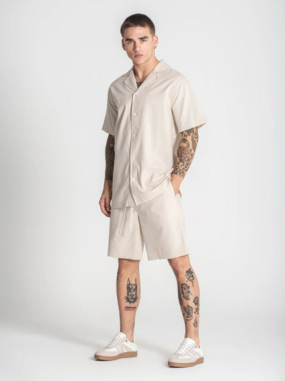 Camisa Bege Linho Gianni Kavanagh  SS25 Gianni Kavanagh