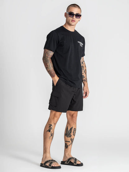 T-shirt Preta Regular Fit Gianni Kavanagh