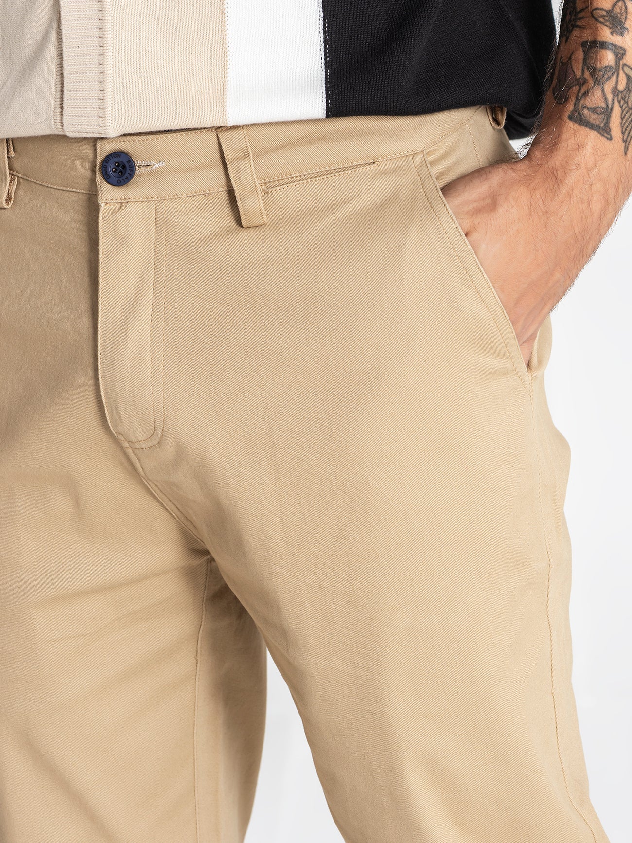 Calça Bege Gianni Kavanagh SS26