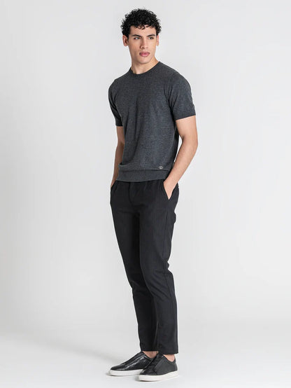 T-shirt de Malha Cinza Gianni Kavanagh Gianni Kavanagh
