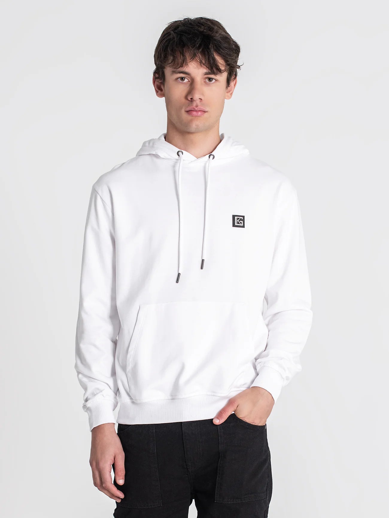 Hoodie Branca Gianni Kavanagh GKM006806 FW24