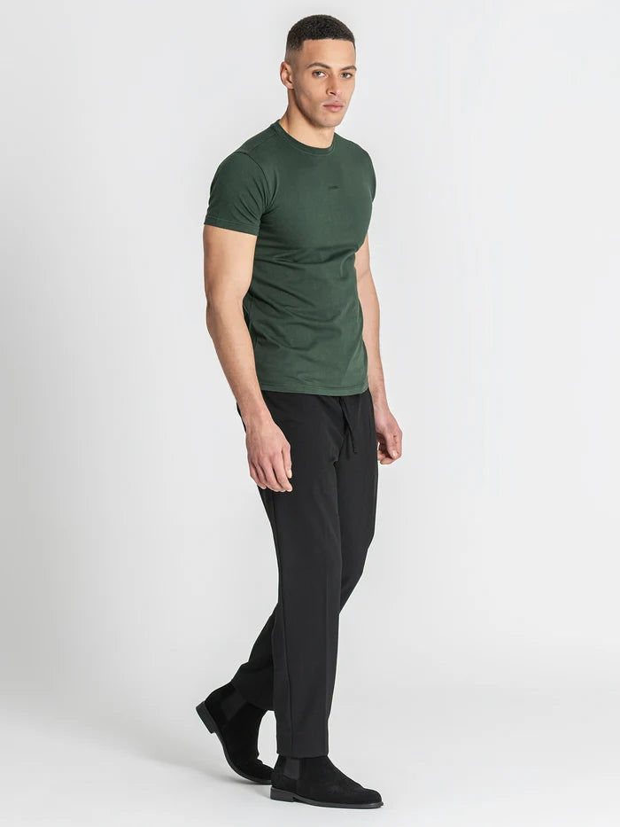 T-shirt Verde com Logo Bordado Gianni Kavanagh Gianni Kavanagh