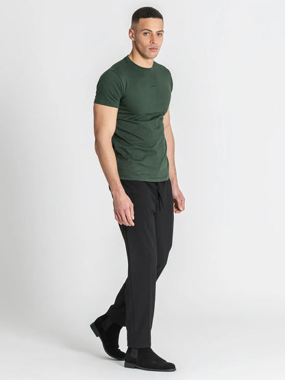 T-shirt Verde com Logo Bordado Gianni Kavanagh Gianni Kavanagh