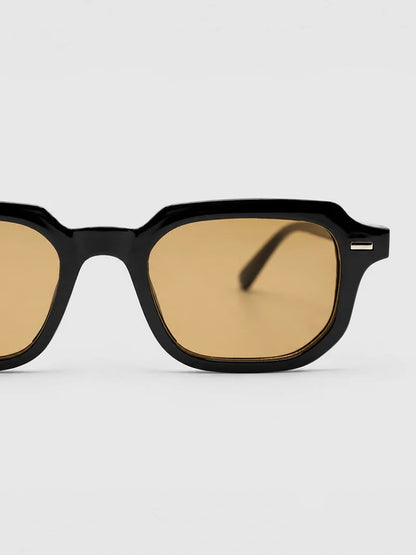 Óculos de Sol Lior Gianni Kavanagh Pretos com Lentes Castanhas Gianni Kavanagh