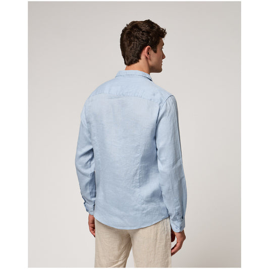 Camisa de Linho Azul