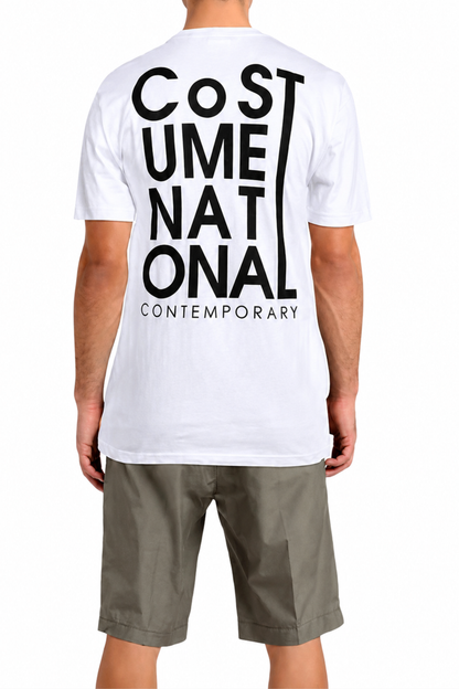 T-shirt Costume National Branca CMS37002TS FW24 Costume National