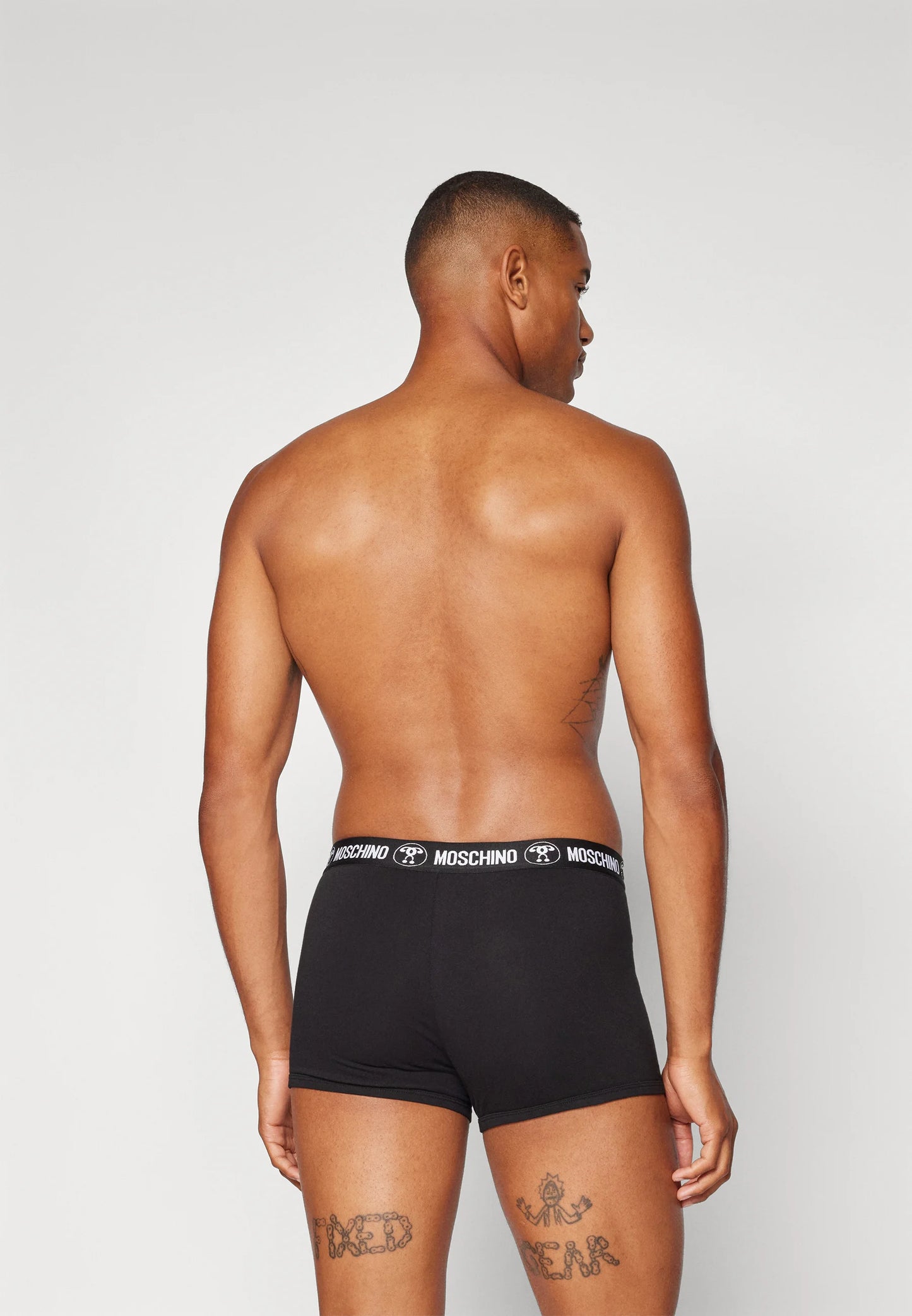 Boxers Moschino Pretos V1A1383