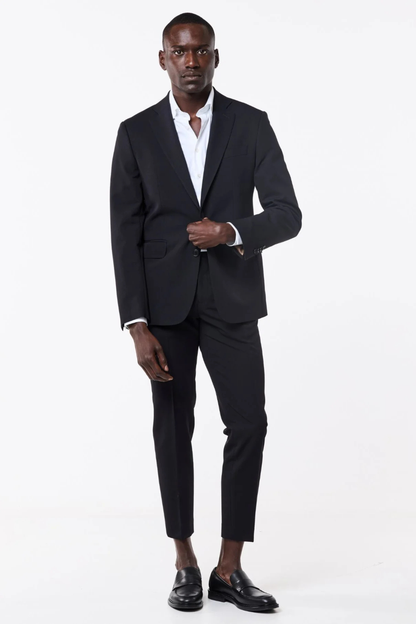 Fato Clássico Slim Fit Cavemen Preto SS26 Cavemen