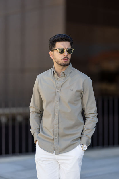 Camisa Verde Calvin Klein SS25 Calvin Klein