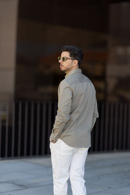 Camisa Verde Calvin Klein SS25 Calvin Klein