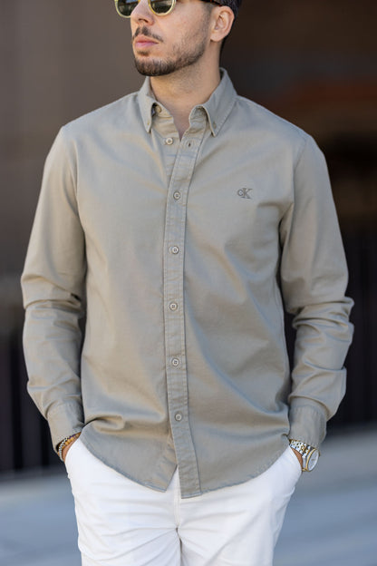 Camisa Verde Calvin Klein SS25 Calvin Klein