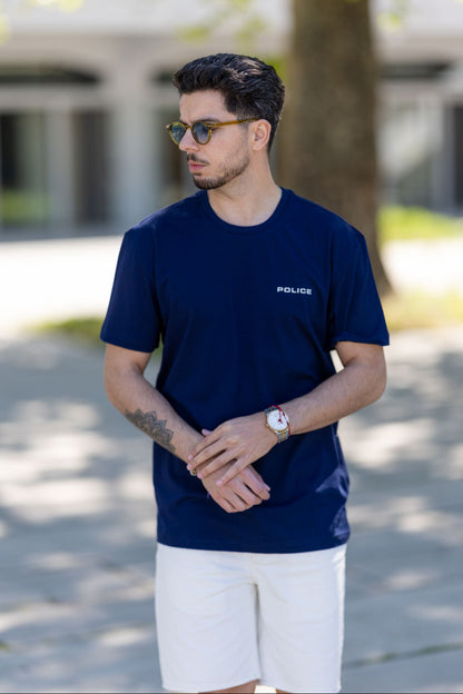 T-shirt Azul POLICE SS25 POLICE