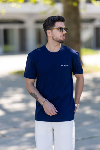 T-shirt Azul POLICE SS25 POLICE
