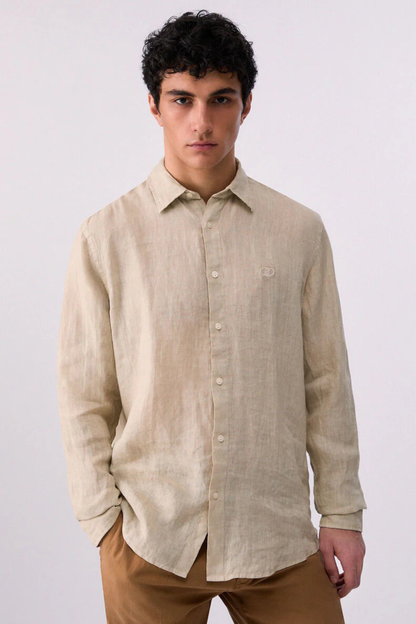 Camisa Bege 100% Linho LIU JO
