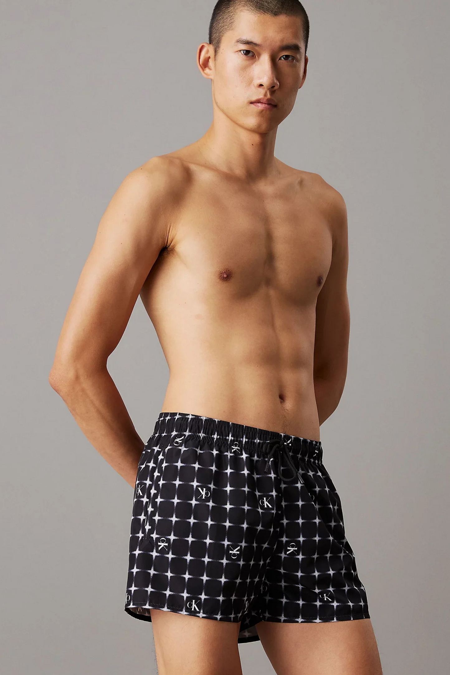 Calções de Banho Preto Calvin Klein SS25