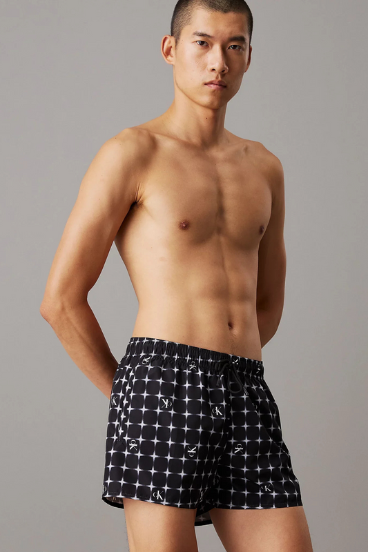 Calções de Banho Preto Calvin Klein SS25