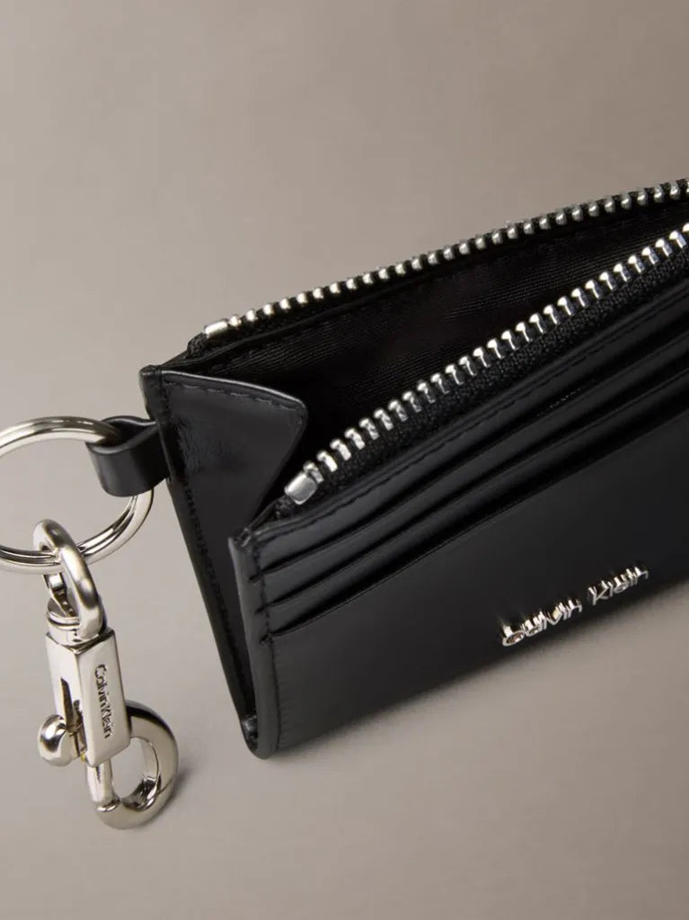 Porta-cartões em Pele Calvin Klein Preto Calvin Klein