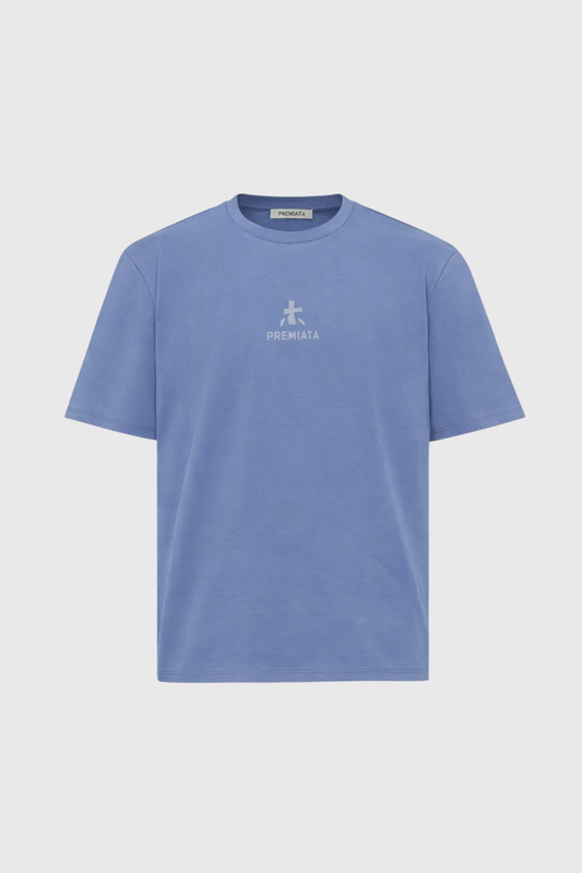 T-shirt Azul Indigo Premiata SS26